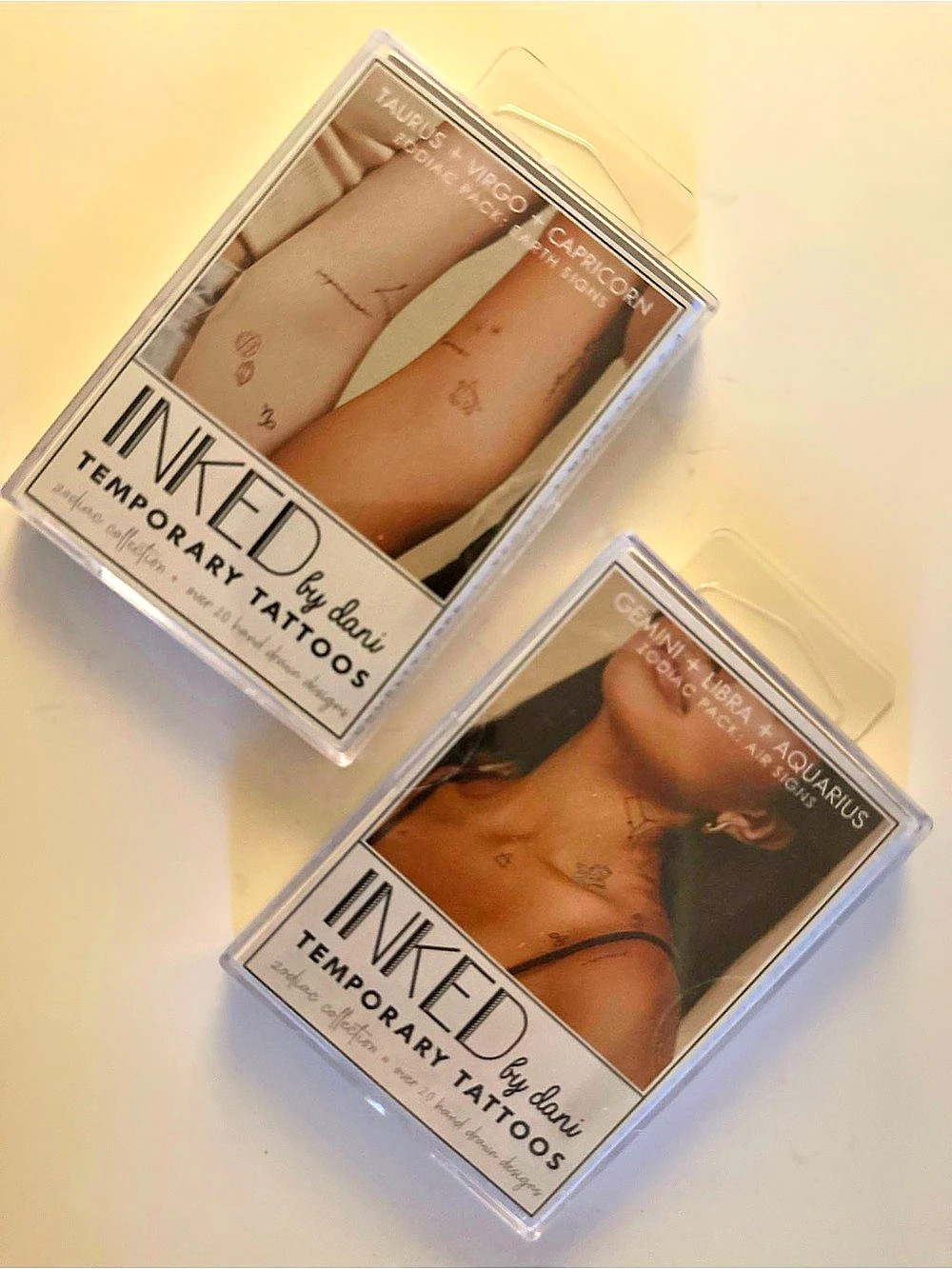 INKED by Dani Zodiac Temporary Tattoo Bundle Sets
